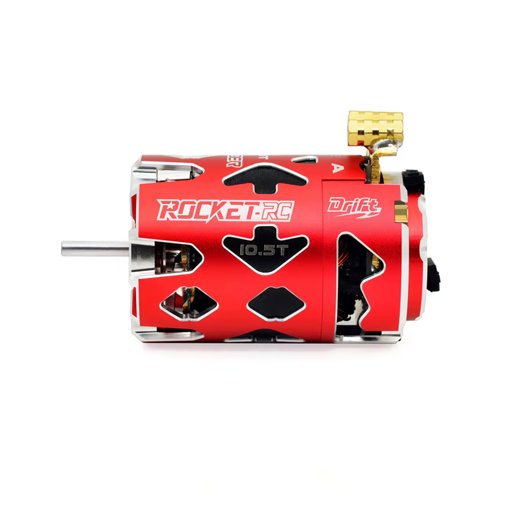 Rocket RC Brushless 540 DRIFT MOTOR Sensored 10.5T -RED-