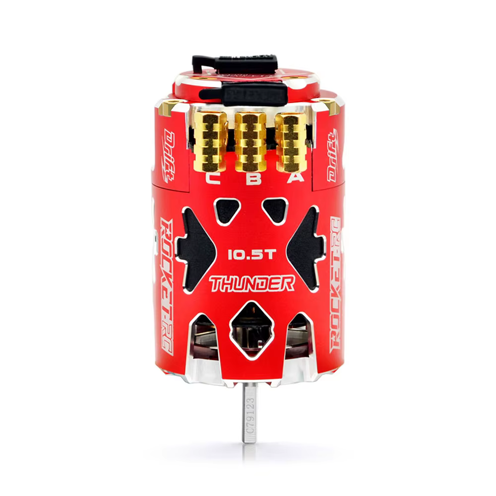 Rocket RC Brushless 540 DRIFT MOTOR Sensored 10.5T -RED-
