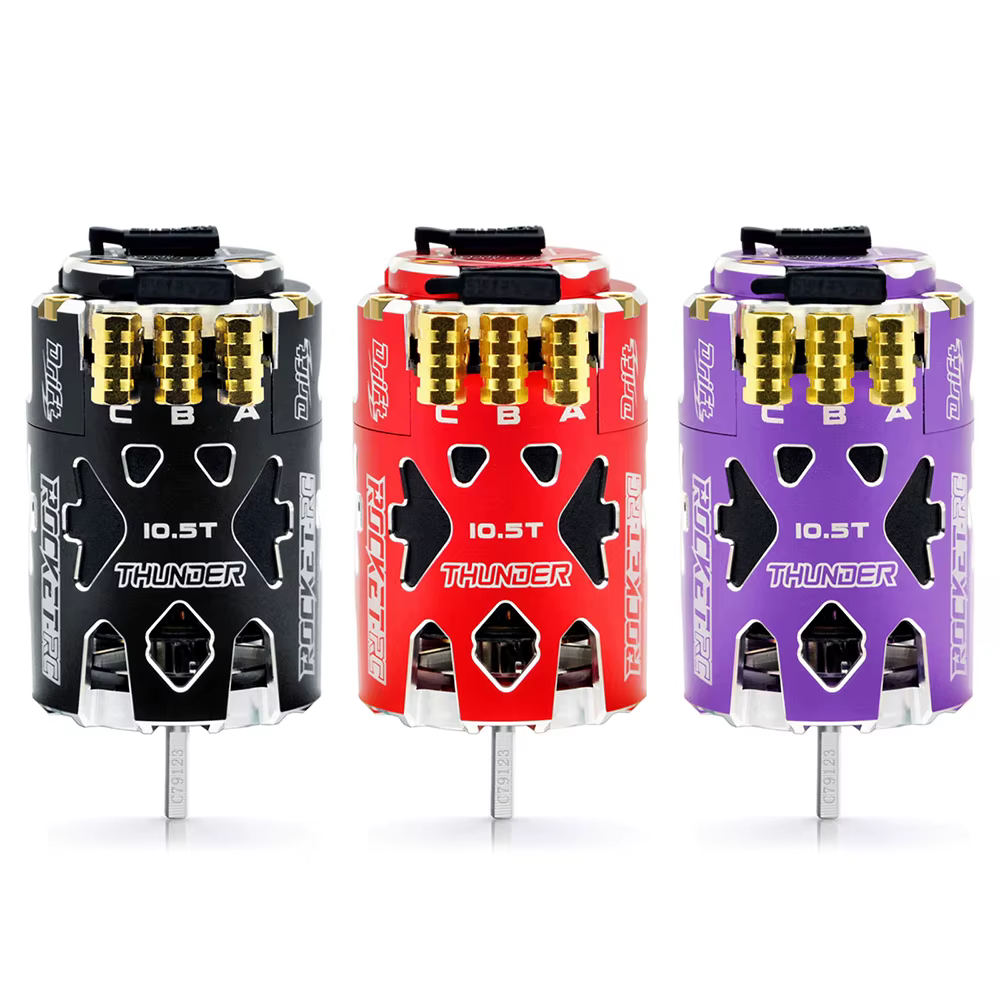 Rocket RC Brushless 540 DRIFT MOTOR Sensored 10.5T -RED-