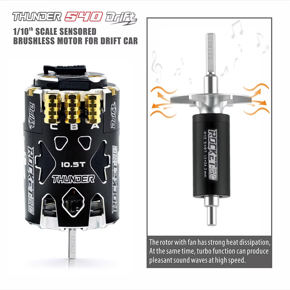 K3674 ROCKET-RC540 V6 BRUSHLESS SENSORED Rocket-RC Supersonic