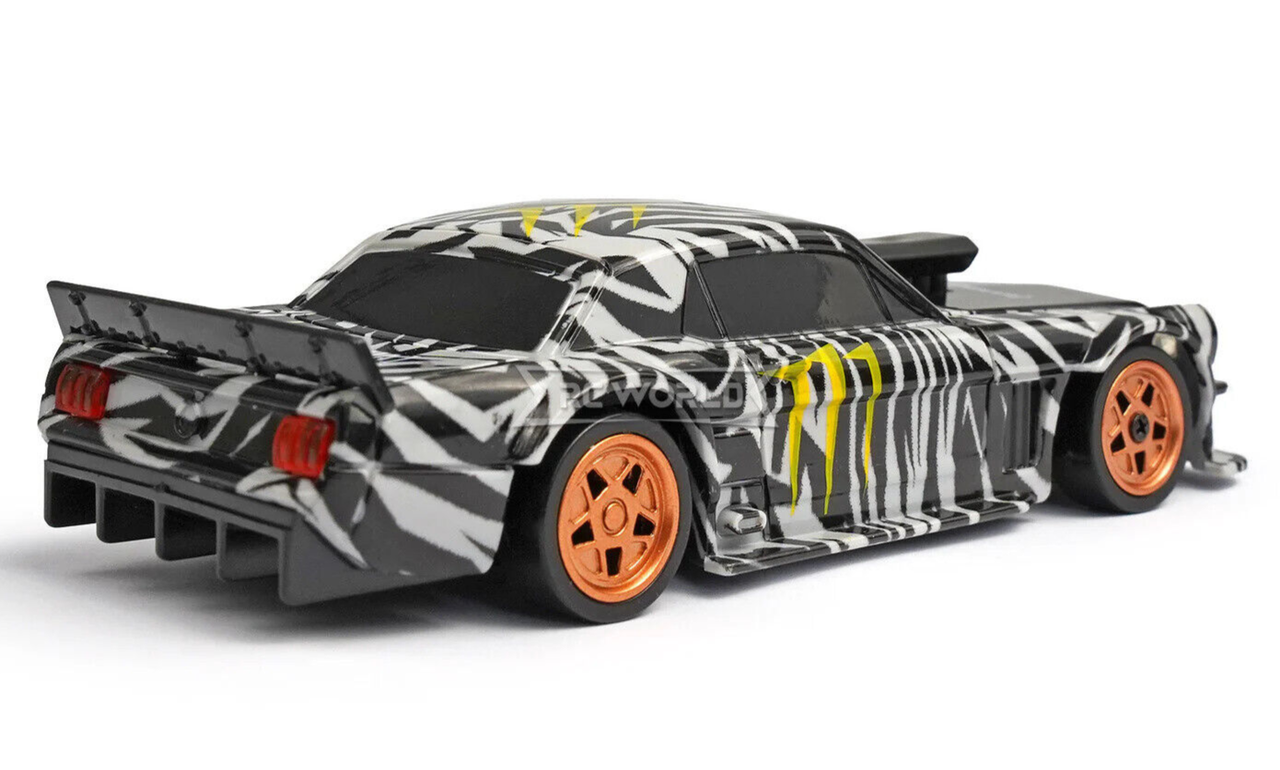 RC Car 1/43 Drift FORD MUSTANG Gymkhana Ken Block AWD W/ GYRO +