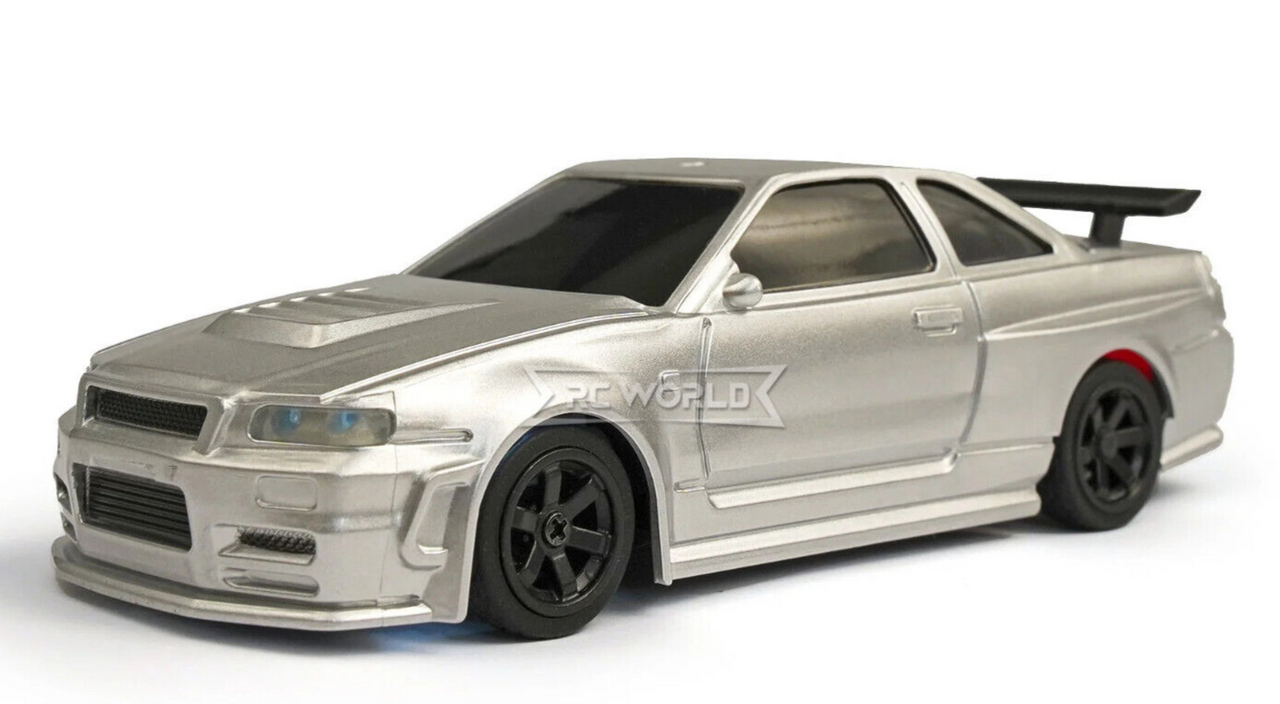 YounggDiy 1/43 Mini Gyro RC Drift Car, 2.4G 4WD Full