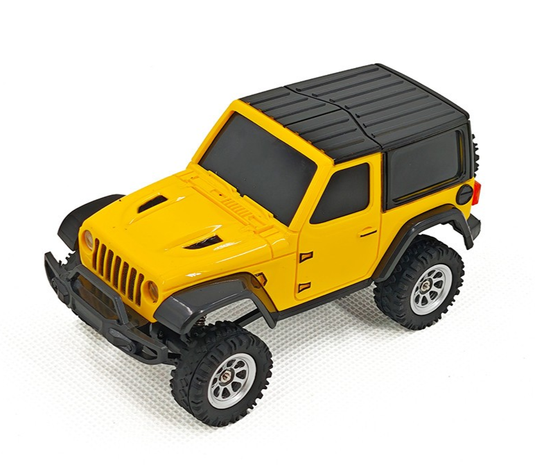 Horloge Miniature Auto 4x4 - Jeep Wrangler - Vert - Fabriquée En France - 20x30cm