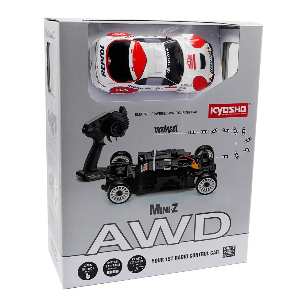 KYOSHO Mini-Z AWD 電動ラジコンカー Kyosho RC Mini Z 1992 TOYOTA CELICA AWD WRC #2 Carlos Sainz -RTR