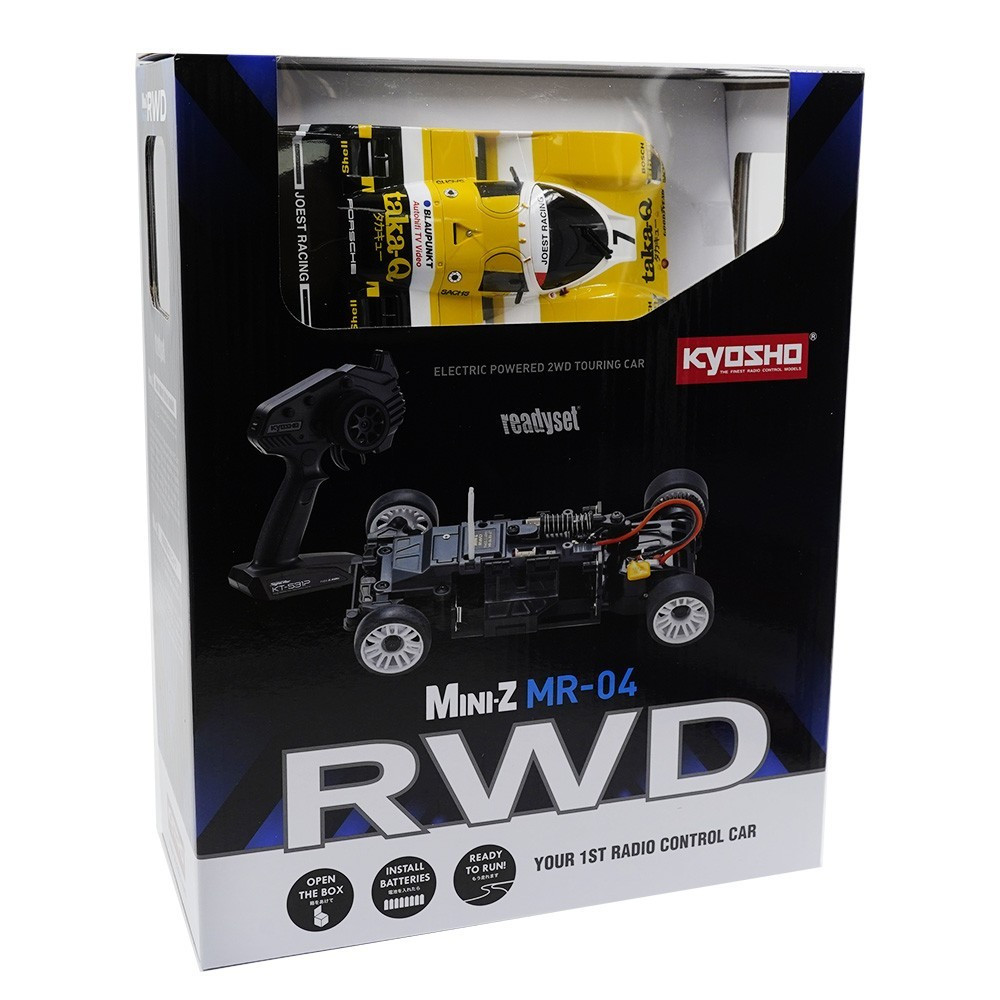 Kyosho RC Mini Z PORSCHE 962C Coupe LH #7 MR-04 RWD -RTR- #32363TQ