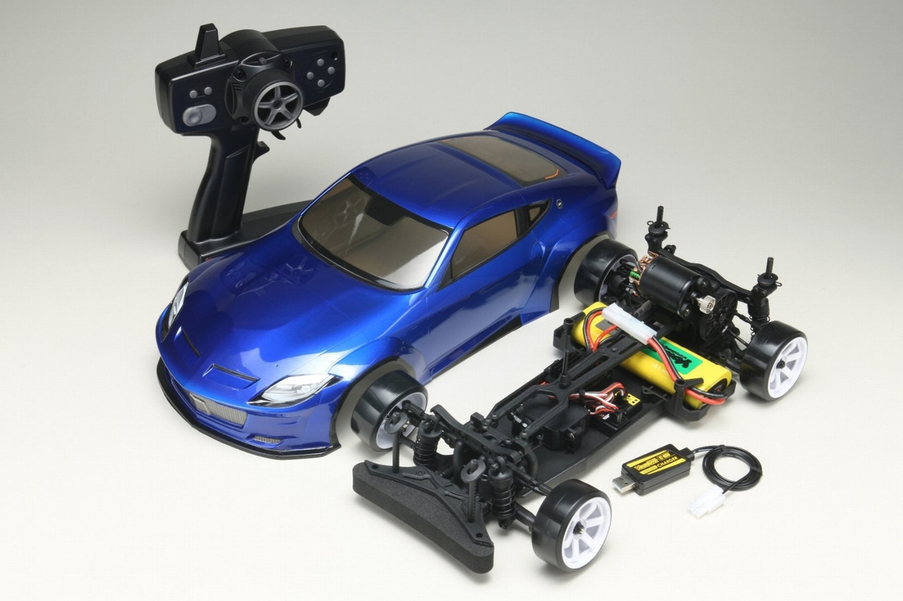 Yokomo 1/10 RC NISSAN FAIRLADY Z RZ34 RWD Drift w/ Gyro -RTR- *BLUE* #