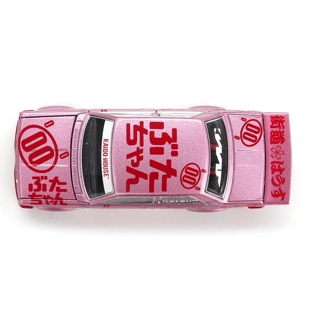 Mini GT KAIDO 1/64 DATSUN 510 PRO STREET *PINK* Die Cast Model