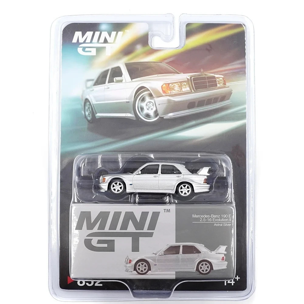 Mini GT 1/64 Mercedes-Benz 190E 2.5-16 Evolution II *SILVER* Die Cast