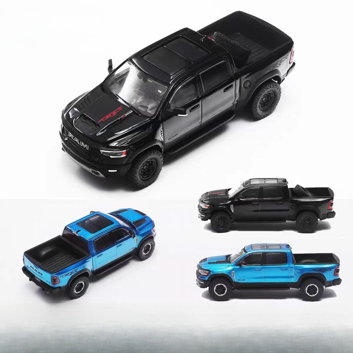1/64 Dodge RAM TRX ダッジ　ラムTRX トラックミニカー GCD 1/64 DODGE RAM TRX 1500 Pick Up TRUCK Die Cast -BLUE-