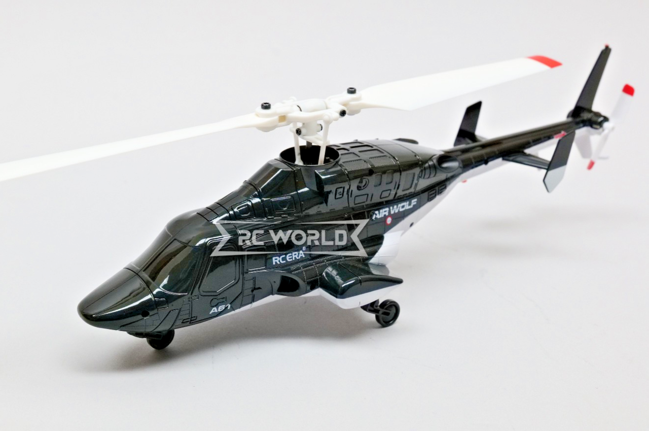 RC 1/53 HELICOPTER Bell 222 AIRWOLF W/ Gyro W/ Optical Flow 2.4ghz