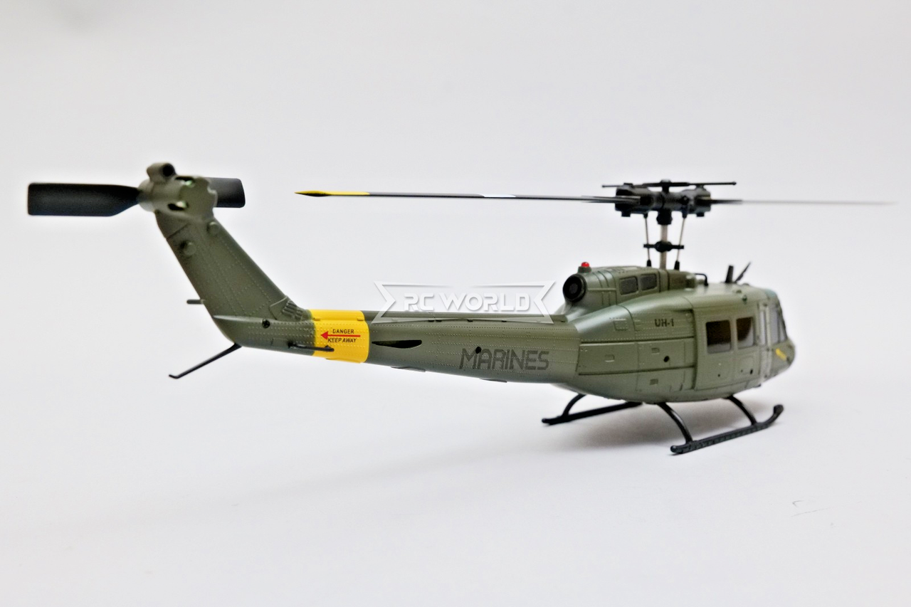 RC 1/48 HELICOPTER HUEY UH-1 W/ Gyro W/ Optical Flow 3D 2.4ghz-RTF