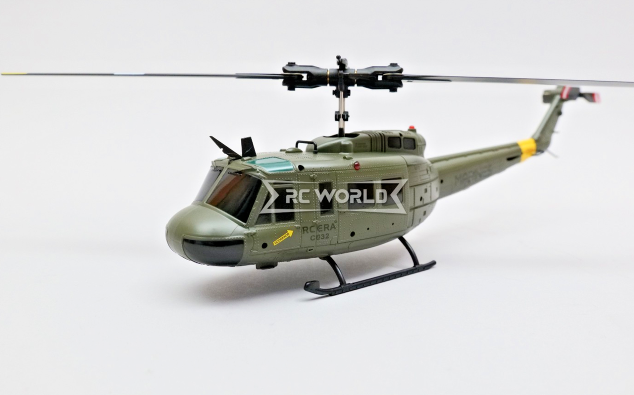 RC 1/48 HELICOPTER HUEY UH-1 W/ Gyro W/Optical Flow 3D 2.4ghz-RTF