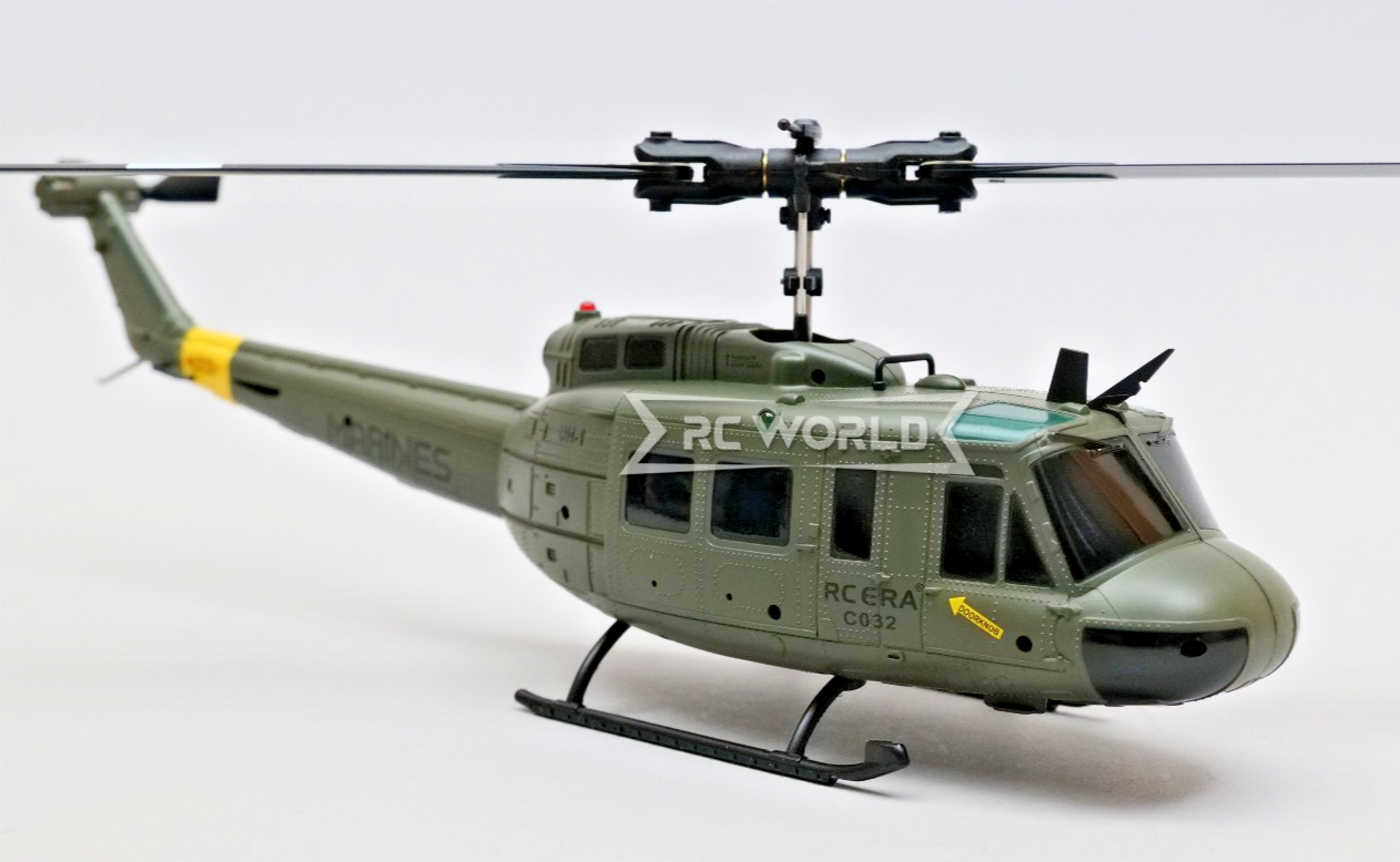 RC 1/48 HELICOPTER HUEY UH-1 W/ Gyro W/Optical Flow 3D 2.4ghz-RTF