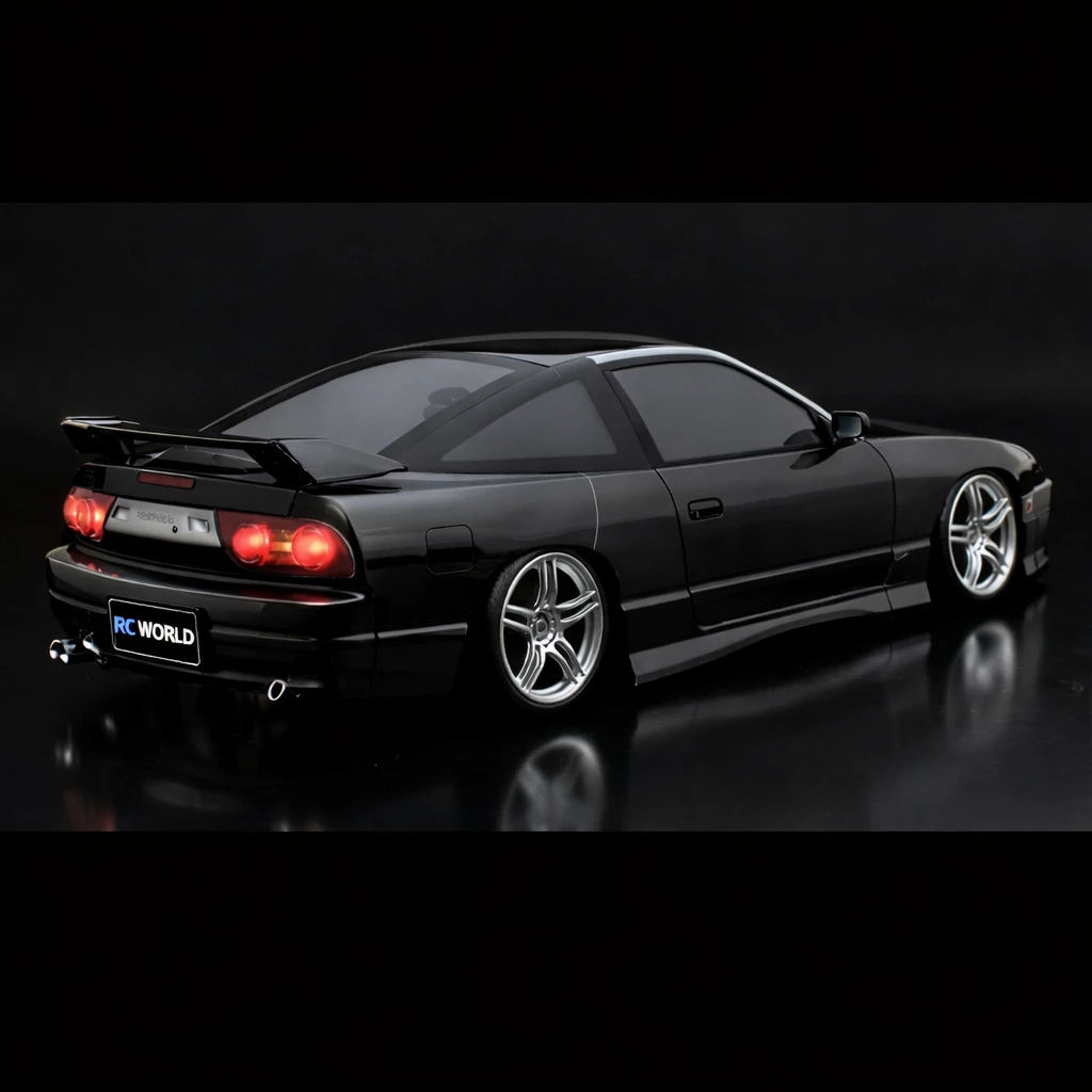 ABC 1/10 RC Car Body NISSAN 180SX -CLEAR- #67137