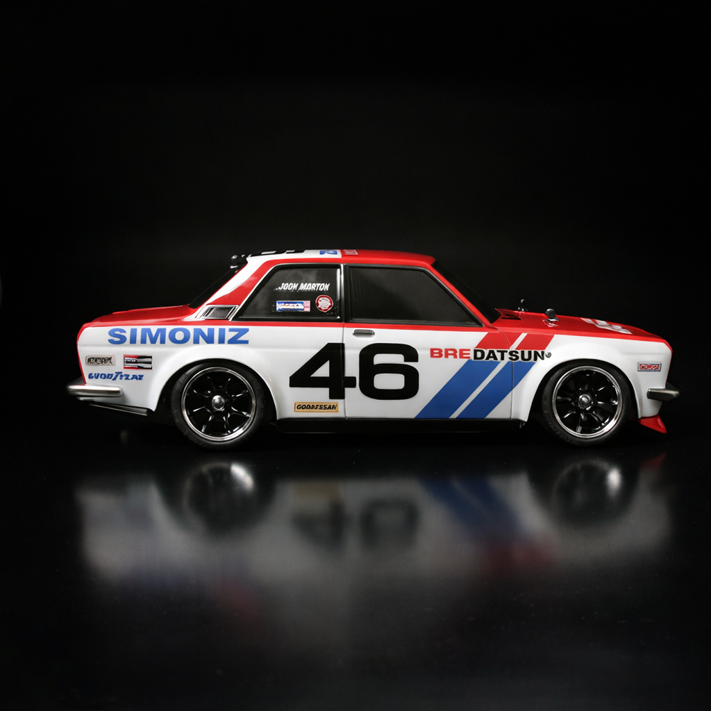 ABCホビー　DATSUN 510BRE EDITION Mシャーシ用ボディ ABC 1/12 RC Car Body DATSUN BRE 510 -CLEAR- #67047