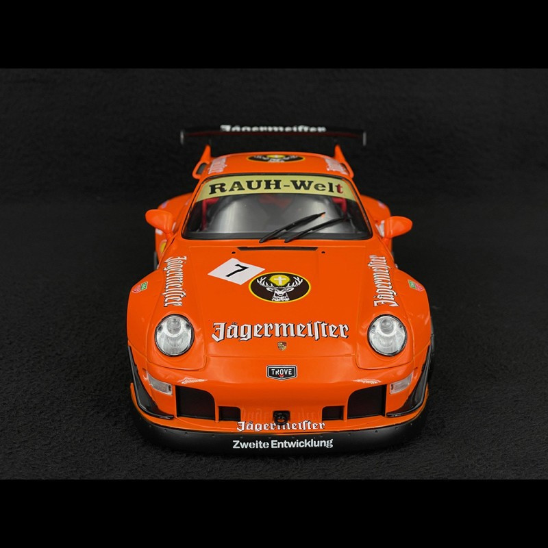 1/18 PORSCHE 911 RWB RAUH-Welt BEGRIFF Jagermeister #7 Model Car