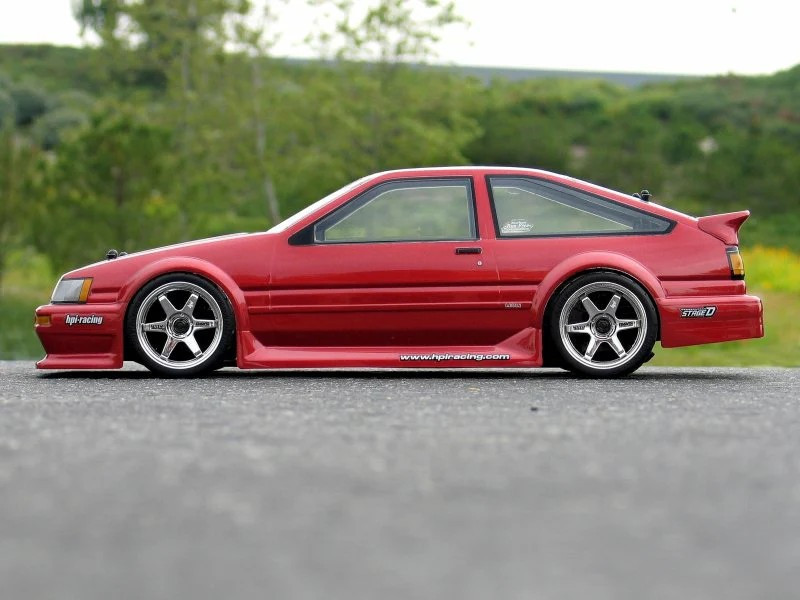 HPI 1/10 RC Car BODY Shell TOYOTA LEVIN AE86 Hatchback -CLEAR- #17214