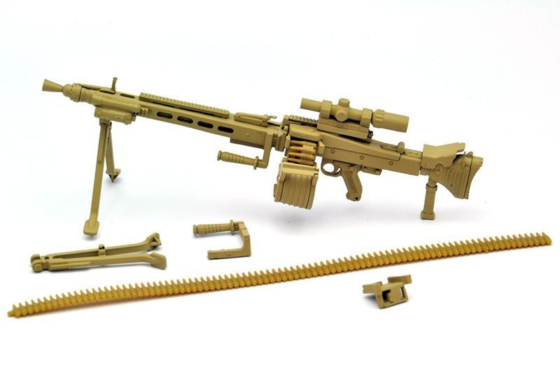 TomyTec Little Armory 1/12 MACHINE GUN MG3KWS LA064 Rifle Model Kit