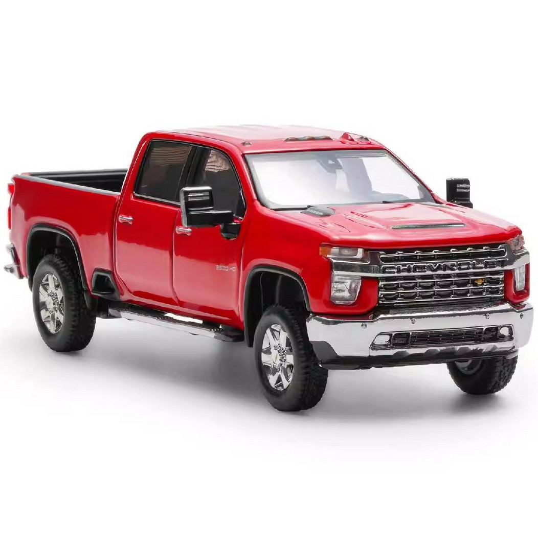 SMC 1/64 CHEVY SILVERADO PICK UP TRUCK Die Cast -SILVER-