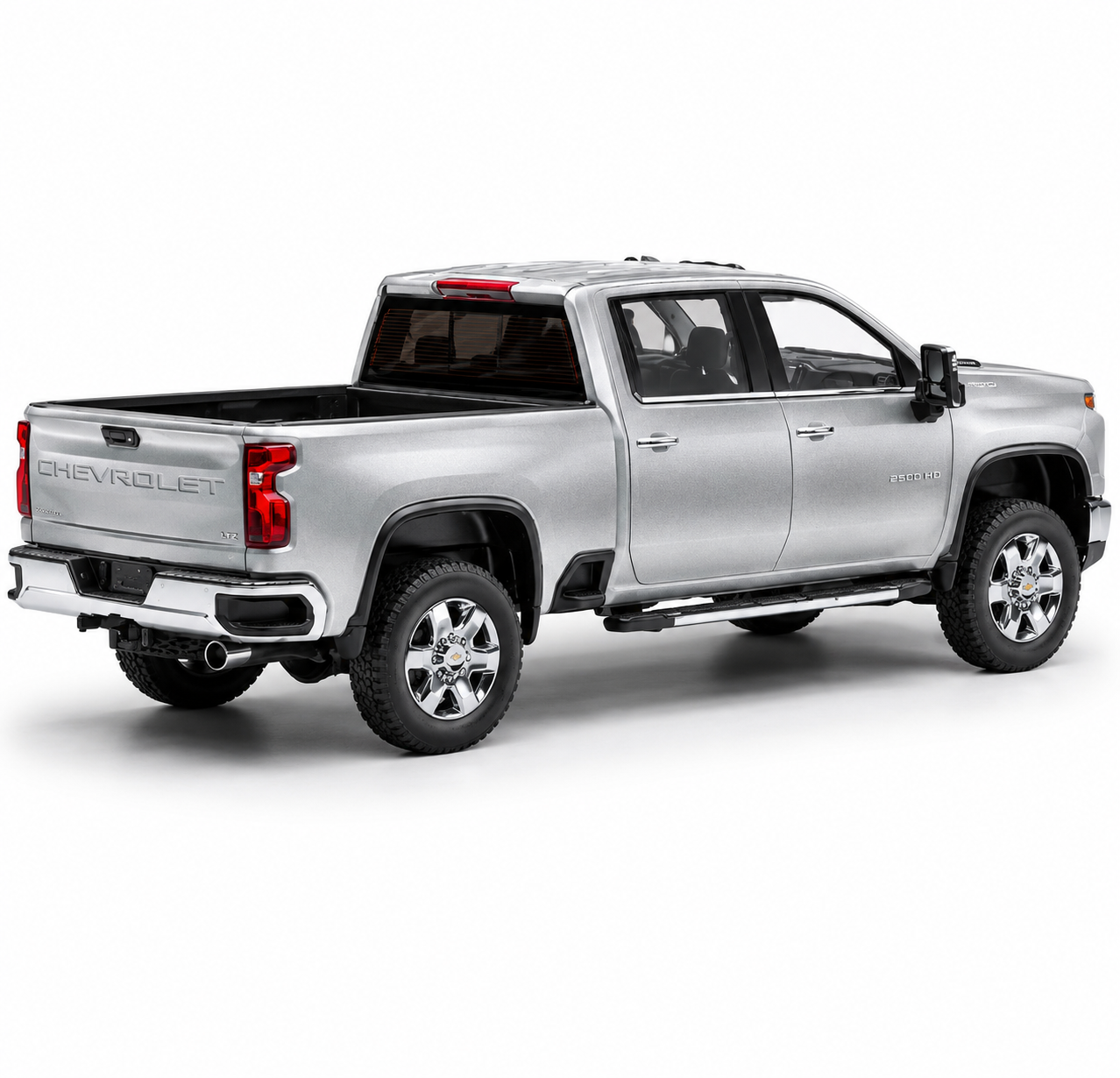 SMC 1/64 CHEVY SILVERADO PICK UP TRUCK Die Cast -SILVER-