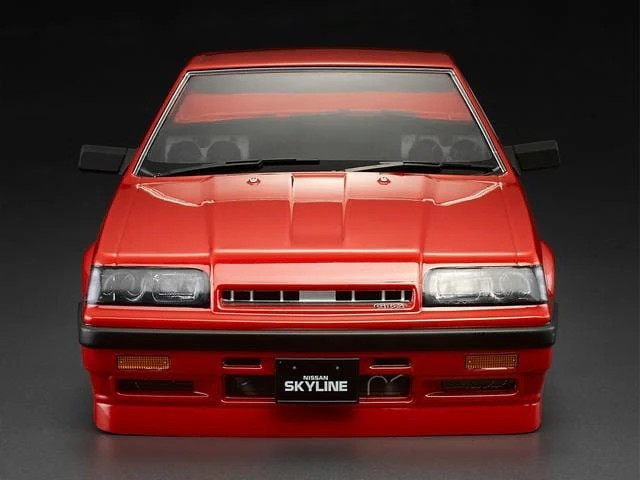 RC 1/10 RC Body Shell NISSAN SKYLINE R31 w/ Light Buckets-RED- #48677