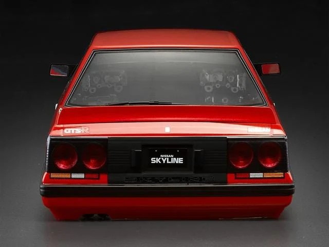 RC 1/10 RC Body Shell NISSAN SKYLINE R31 w/ Light Buckets-RED- #48677
