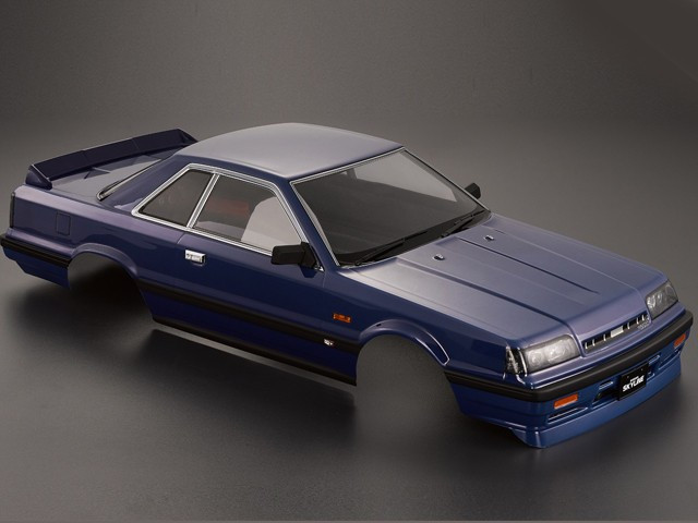RC 1/10 RC Body Shell NISSAN SKYLINE R31 w/ Light Buckets-BLUE- #48678