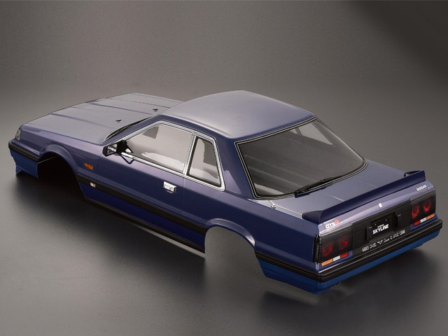 RC 1/10 RC Body Shell NISSAN SKYLINE R31 w/ Light Buckets-BLUE- #48678