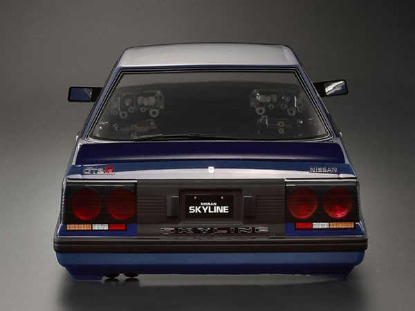 RC 1/10 RC Body Shell NISSAN SKYLINE R31 w/ Light Buckets-BLUE- #48678