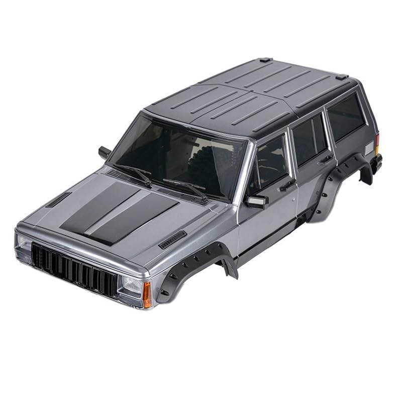 RC 1/10 Truck Body JEEP CHEROKEE Hard Body 313mm -GREY-