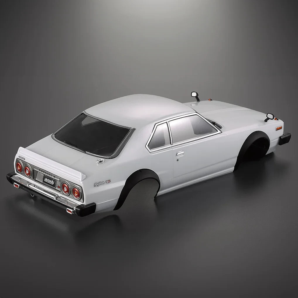 OlyLife Skyline（Skyline SL-6） 1セット（特価） RC 1/10 Body Shell 1977 NISSAN SKYLINE 2000 GT w/ Light Buckets