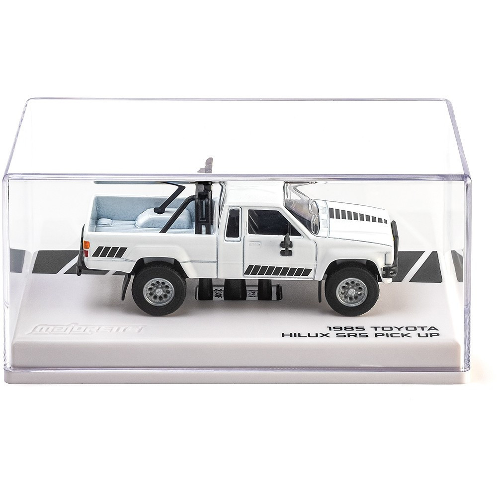 Majorette 1/64 1985 TOYOTA HILUX SR5 PICK UP TRUCK -WHITE-