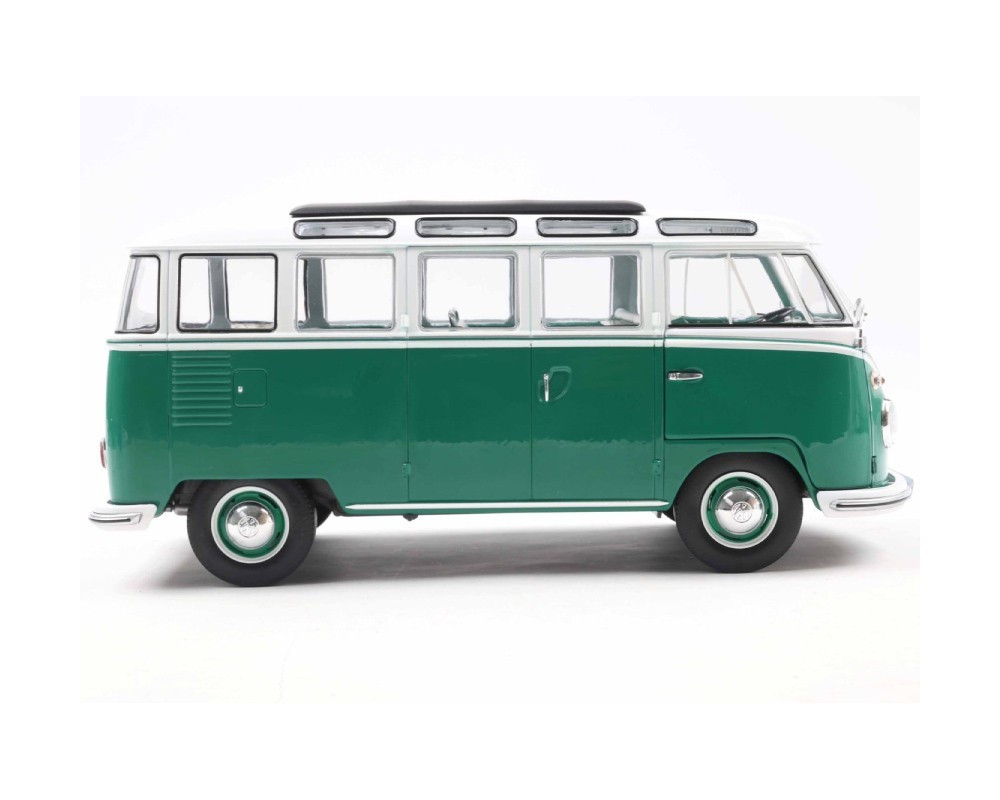 1/18 VW BUS VOLKSWAGEN T1 SAMBA 1962 Model Car -GREEN-