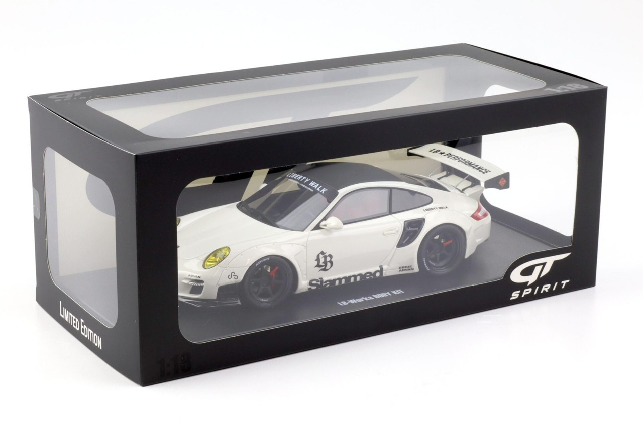 1/18 GT Spirit PORSCHE 911 997 TURBO LB Works -WHITE- #GT958