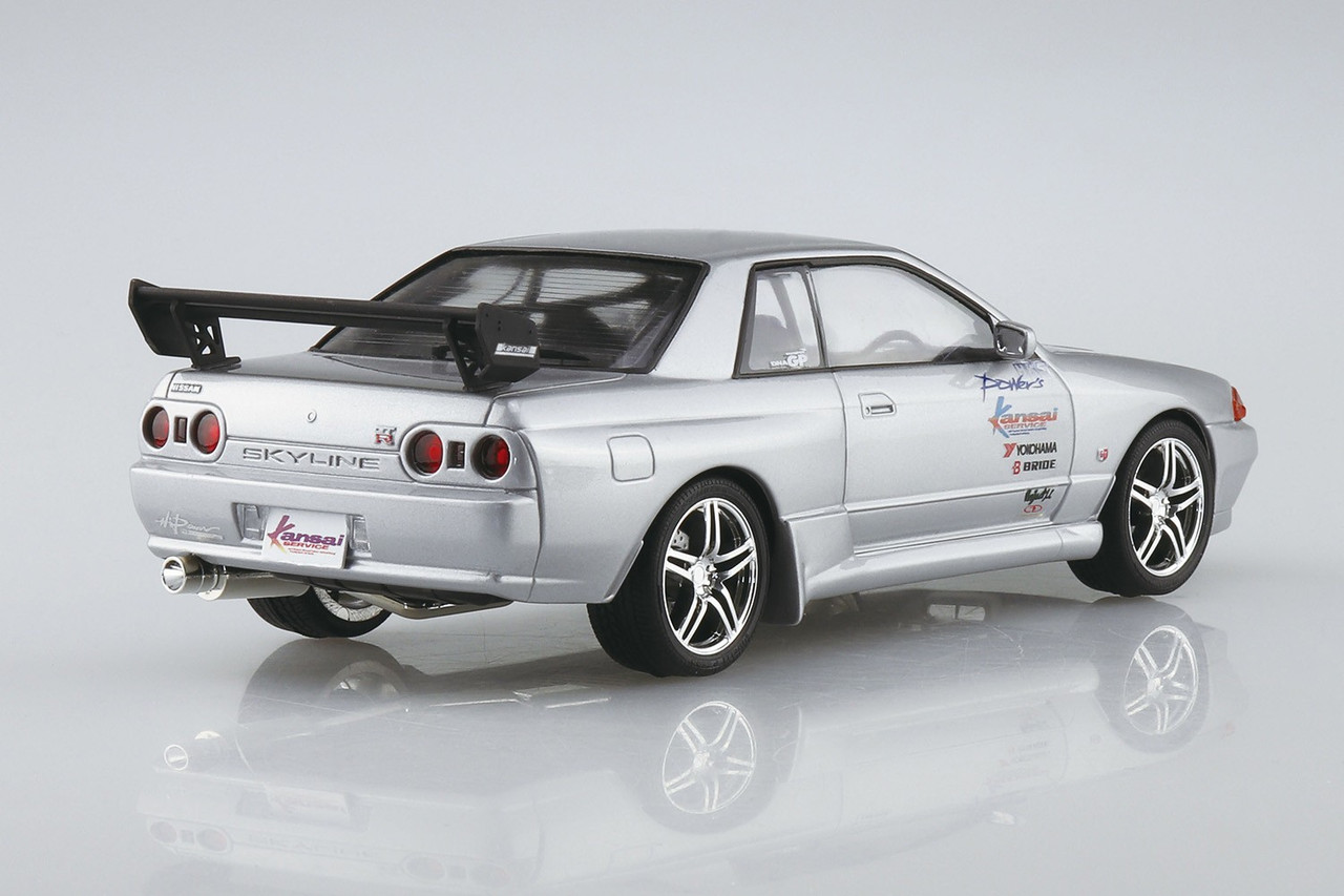 Aoshima 1/24 NISSAN HKS Kansai BNR32 Skyline GT-R 1990 Plastic