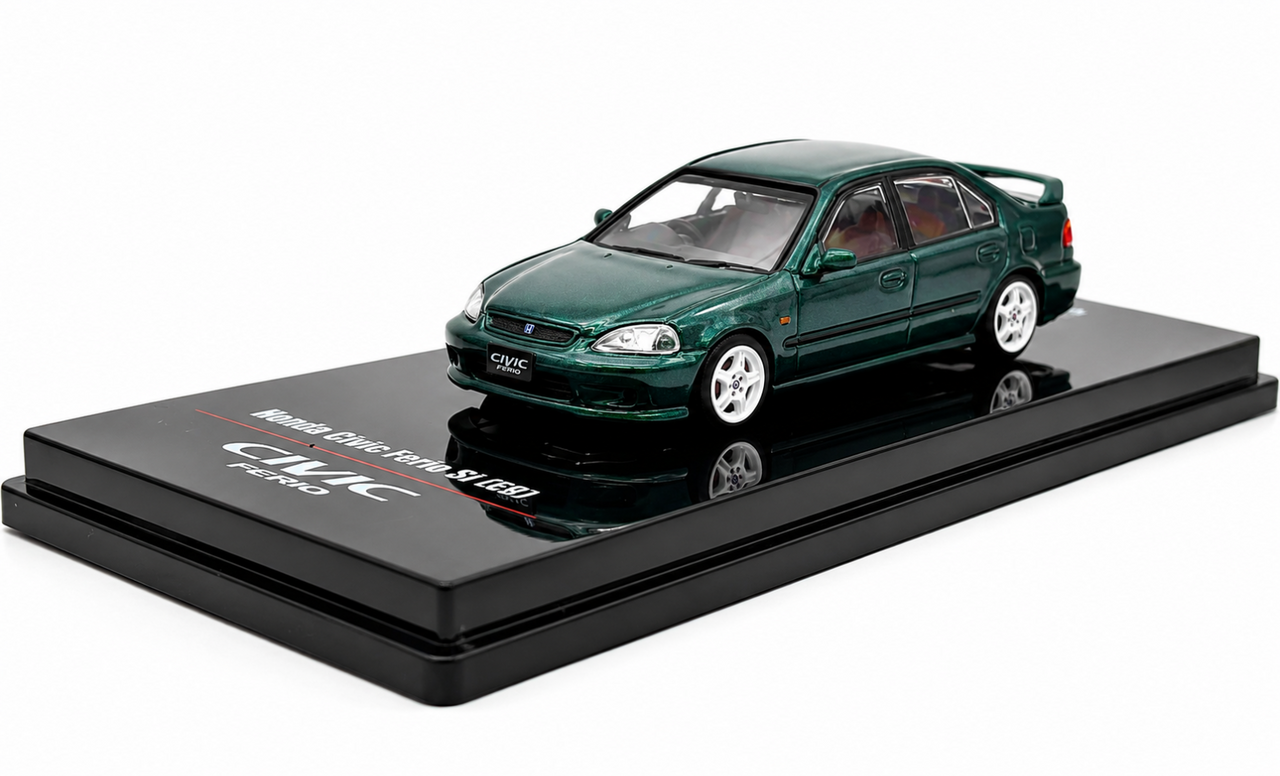 Inno 1/64 HONDA CIVIC FERIO SI EKS Model Car -GREEN-
