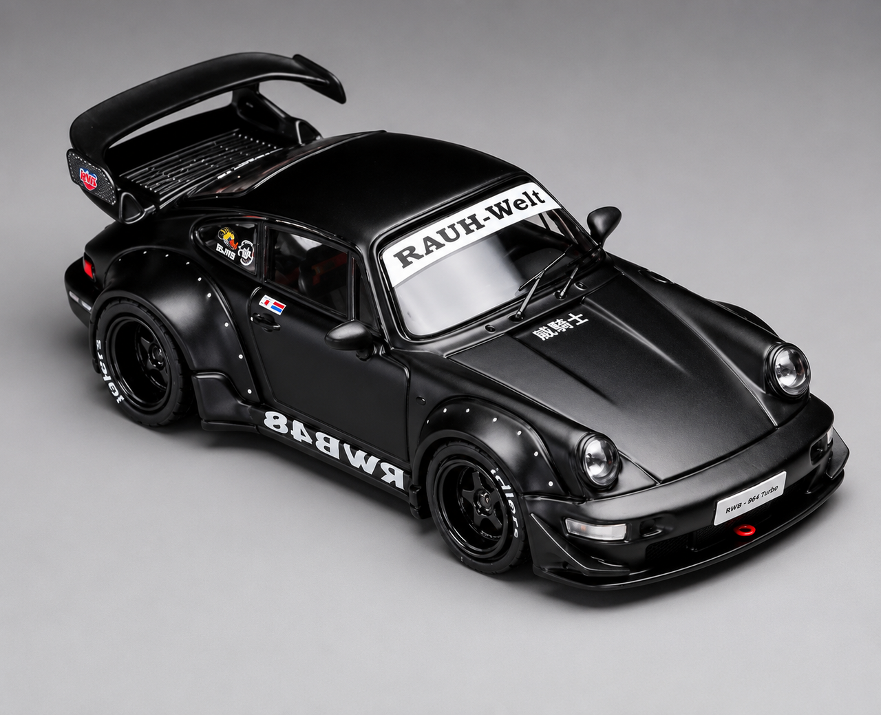 Inno 1/64 PORSCHE 911 RWB 964 Model Car -BLACK-