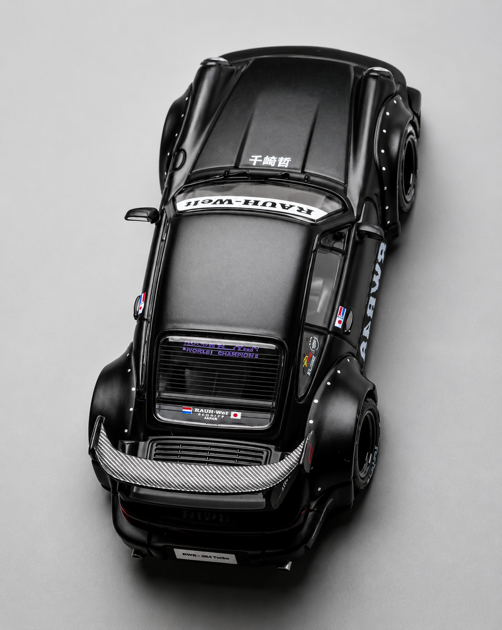 Inno 1/64 PORSCHE 911 RWB 964 Model Car -BLACK-