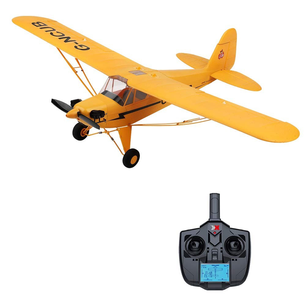 Piper Cub J-3 ラジオコントロールキット 20エンジン RC Piper J3 CUB Micro RC Airplane W/ Gyro 2.4ghz RTF 26