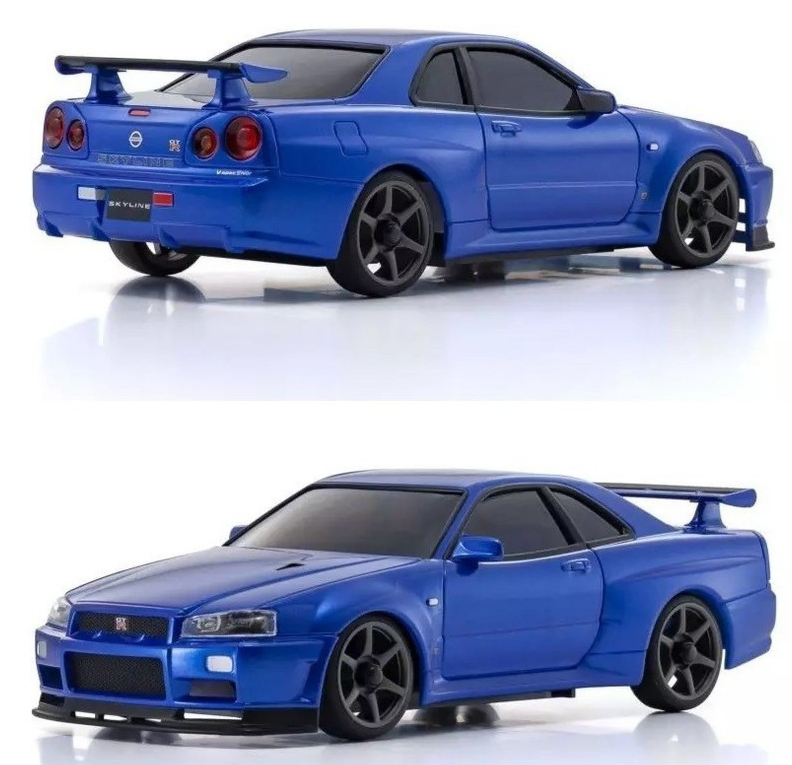 Kyosho RC Mini Z Nissan Skyline GT-R R34 V.spec II Body Shell