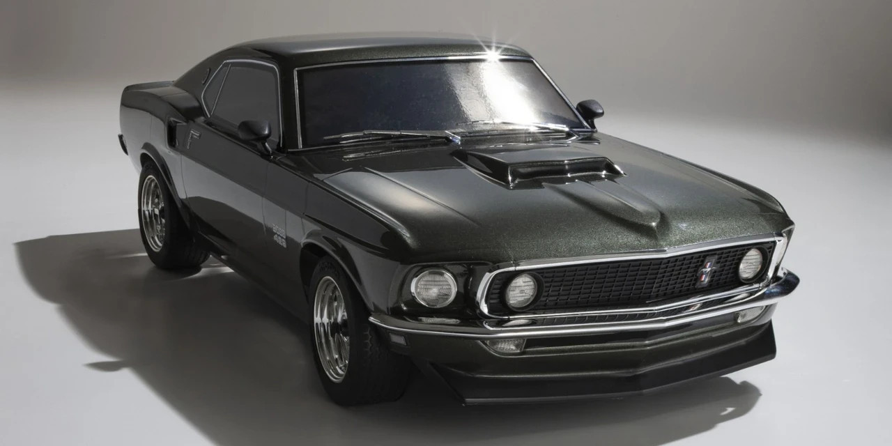 Kyosho 1/10 Body 1969 FORD MUSTANG BOSS *FINISHED* -BLACK JADE