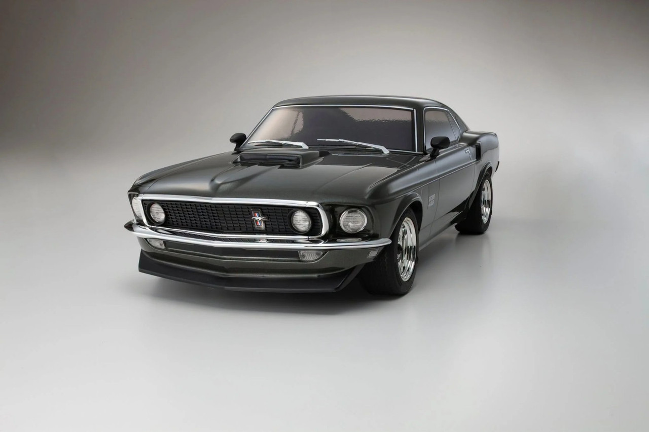 Kyosho 1/10 Body 1969 FORD MUSTANG BOSS *FINISHED* -BLACK JADE