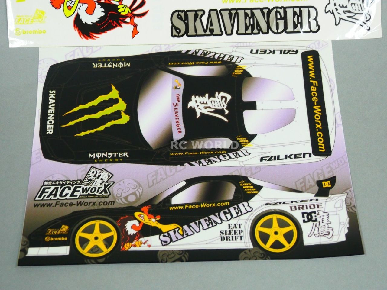 rc drift stickers