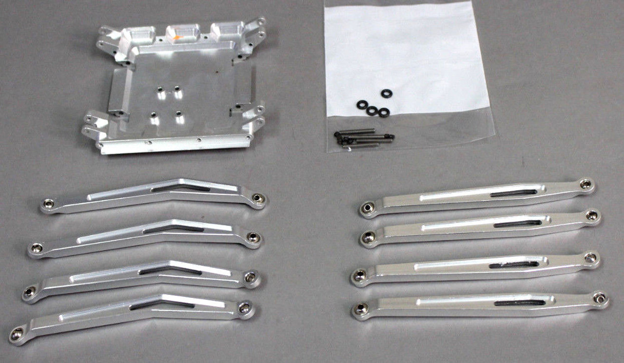 axial wraith アルミパーツ Axial Wraith Metal SKID PLATE + Front & Rear Trailing Arms