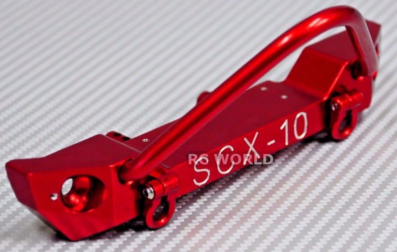 For Axial SCX10 RC Truck Front BULL NOSE Metal BUMPER w/ Metal