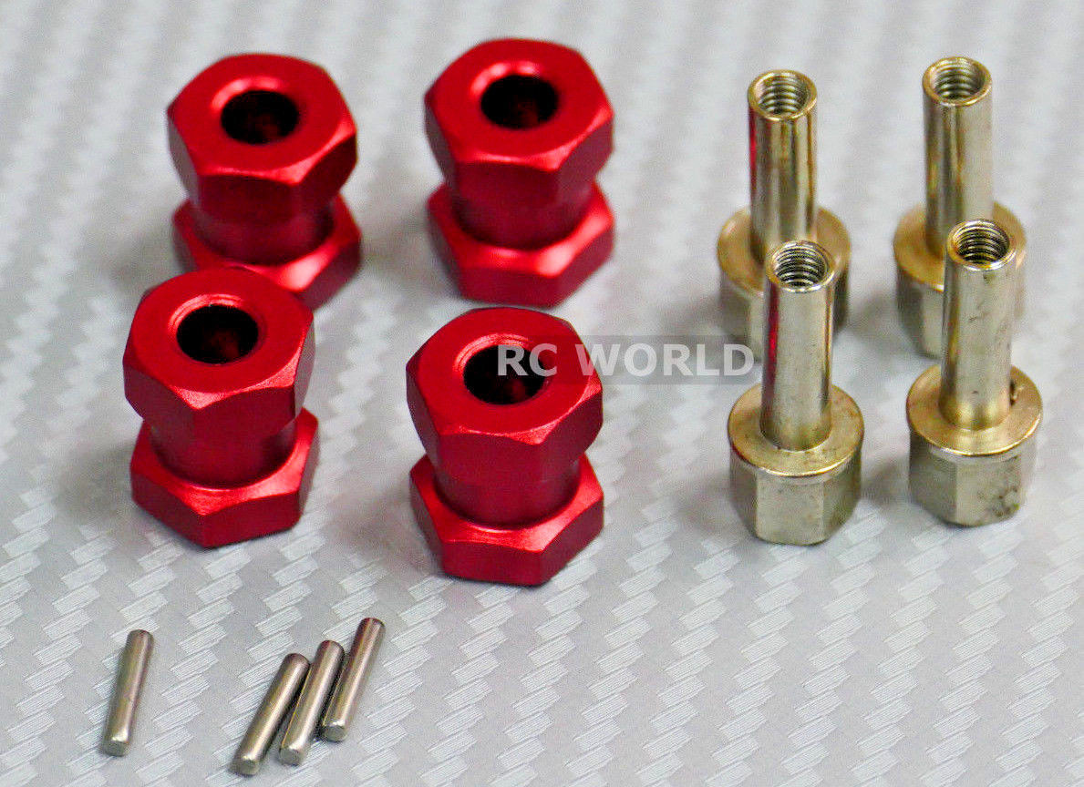 Mozzo Ruota RC, 4 Pezzi In Lega Di Alluminio Diametro 12 Mm