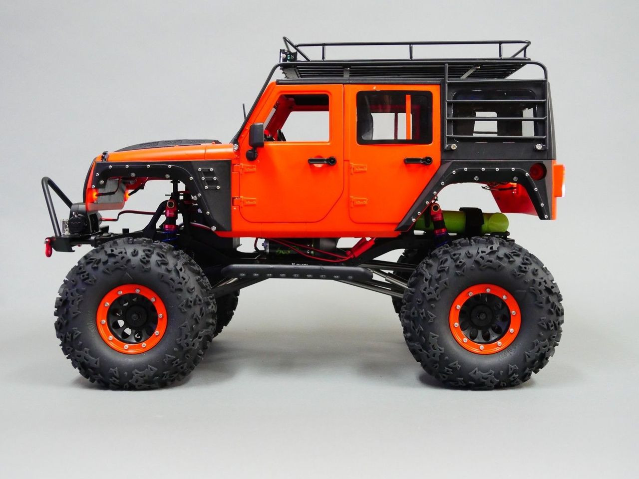RC Truck Body Shell 1/10 JEEP WRANGLER RUBICON Hard Body V2 +