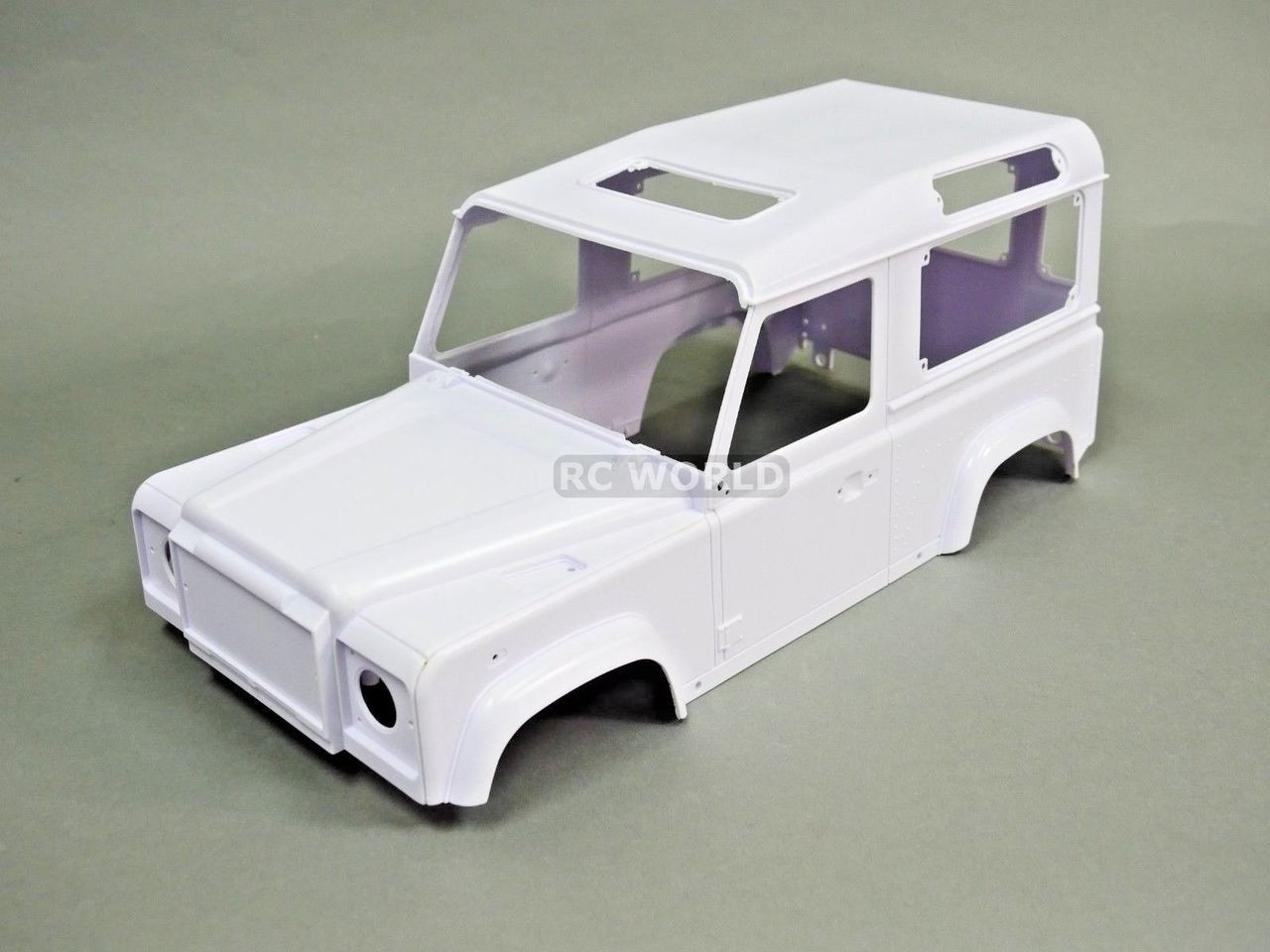 RCボディーDEFENDER RC 1/10 Land Rover Defender 90 Hard Body W/ Interior V2