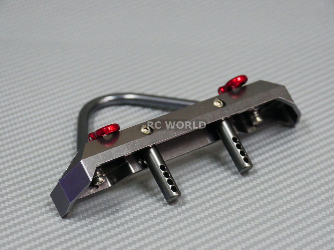 Axial SCX10 RC Truck Front BULL NOSE Metal BUMPER w/ Metal Handles