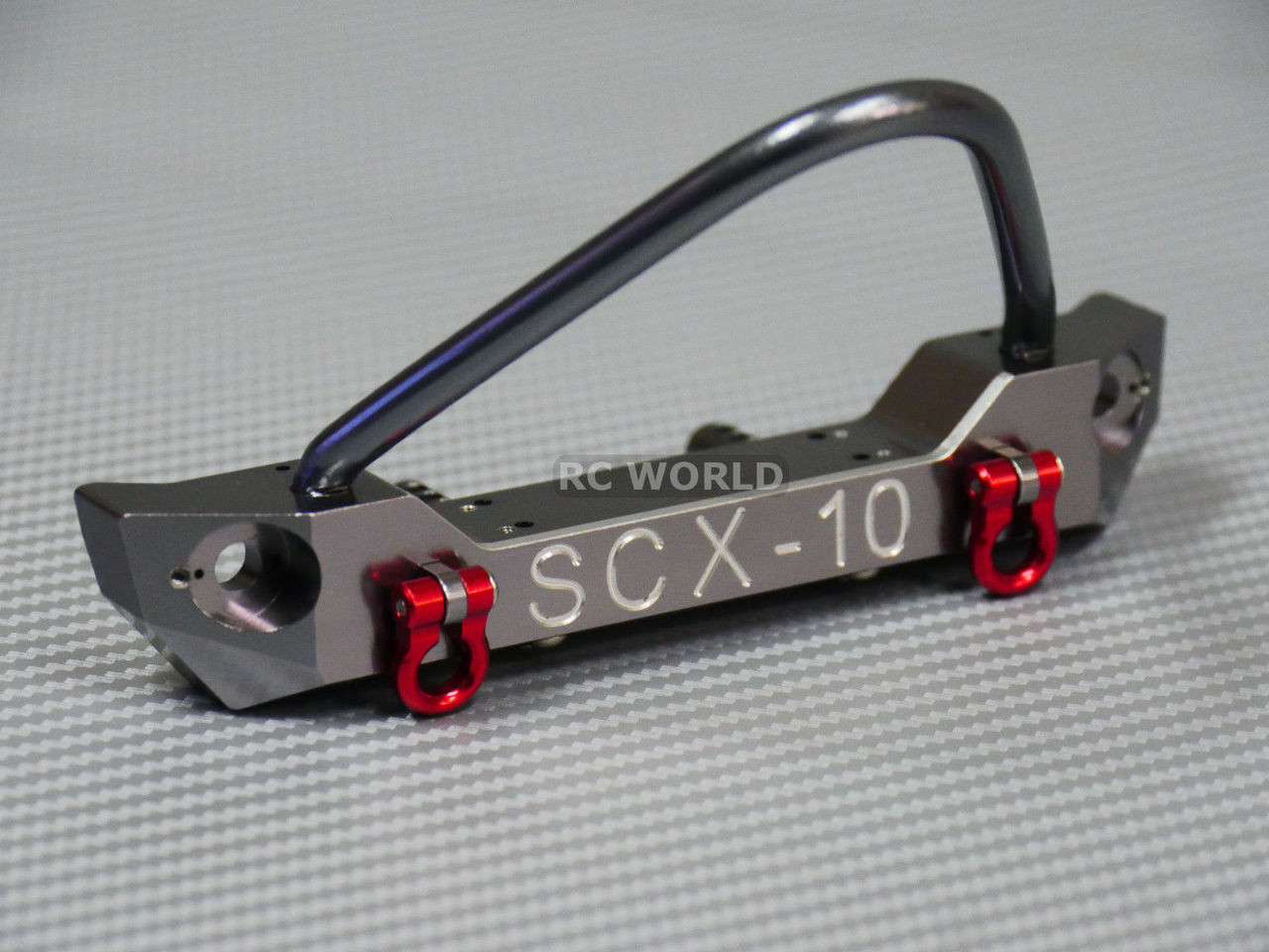 Axial SCX10 RC Truck Front BULL NOSE Metal BUMPER w/ Metal Handles